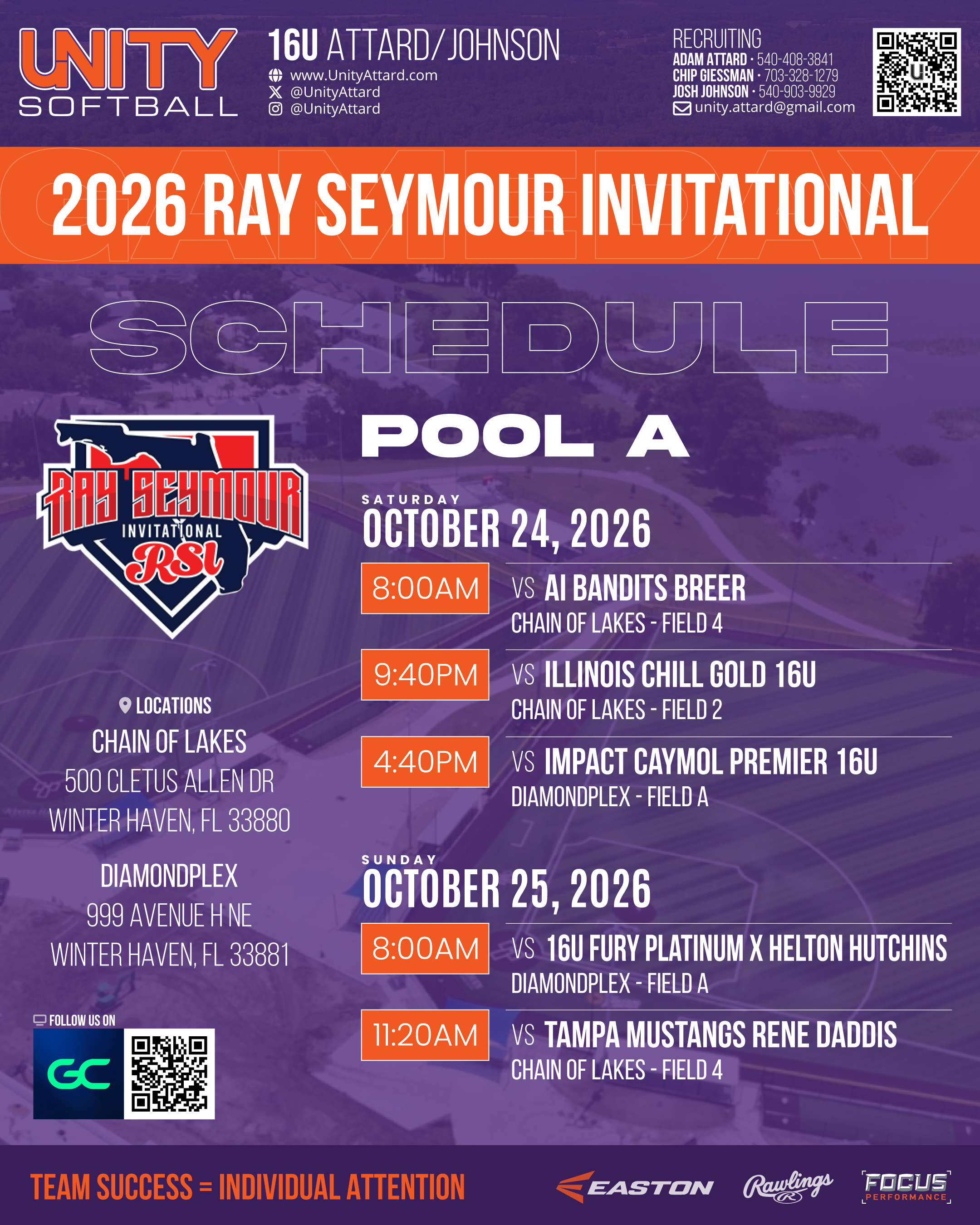 Ray Seymour Invitational — Oct 24-25